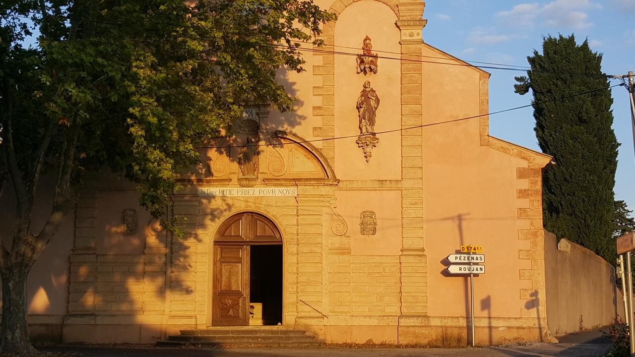 Bed and Breakfast Chartreuse de Mougeres - Pézenas Caux Exterior foto